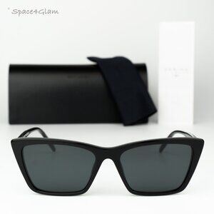 Saint Laurent Men Sunglasses Black Cat Eye SL737 MICA THIN 001 BRAND NEW